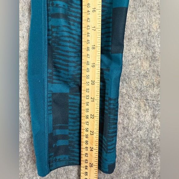 Under Armour Heatgear Pants Women's Medium Aqua Athleisure Drawstring Straight - Picture 4 of 7